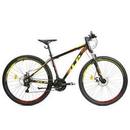 [23076019] BICICLETA MTB SLP 25 PRO R29 T18(M) 21V NEGRO GRIS NARANJA Y AMARILLO 14641