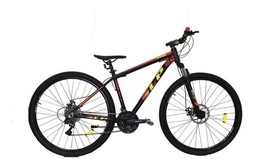 [23076022] BICICLETA MTB SLP 25 PRO R29 T20(L) 21V NEGRO GRIS NARANJA Y AMARILLO 14642