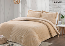 [12141584] EDREDON PREMIUM PATCHWORK 220X240CM BEIGE 86802