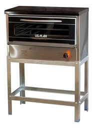 [52348092] HORNO PIZZERO USMAN H12 12 MOLDES A GAS VISOR 506
