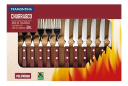 [11153009] JUEGO POLYWOOD TRAMONTINA X 12 CUBIERTOS 21199/703