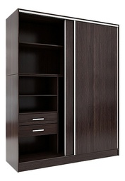 [14701011] PLACARD ORLANDI PREMIUM CORRED 2 CUERPOS 1.80 WENGUE 3100