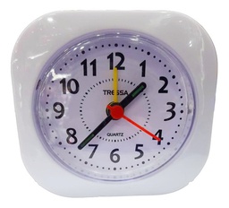 [32751025] RELOJ DESPERTADOR TRESSA T-DD962 BLANCO 6.5