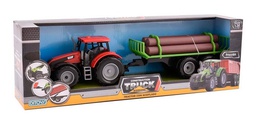 [34447212] TRACTOR CON LEÑA DITOYS ROJO 2246