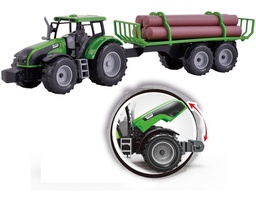 [34447213] TRACTOR CON LEÑA DITOYS VERDE 2246