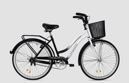 [23541027] BICICLETA PERETTI URBANA R26 FULL DAMA BLANCO NEGRO 10287