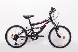 [23541029] BICICLETA SLP MTB 5 PRO R20 NEGRO ROJO 14816