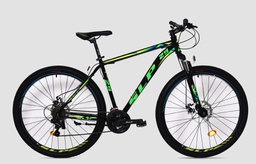 [23541035] BICICLETA SLP MTB 5 PRO R29 T20 NEGRO VERDE AMARILLO 15143