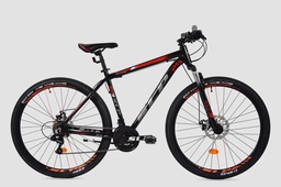 [23541038] BICICLETA SLP MTB ALUMINIO 25 PRO R29 T16 NEGRO GRIS ROJO 14880