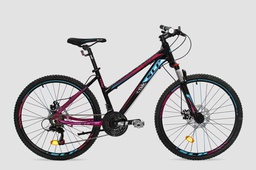 [23541045] BICICLETA SLP MTB ALUMINIO VENECIA R26 NEGRO CELESTE FUCSIA 10271