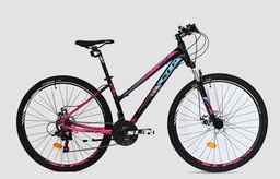 [23541046] BICICLETA SLP MTB ALUMINIO VENECIA R29 NEGRO CELESTE FUCSIA 14424