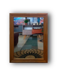 [33663006] ESPEJO DE COLGAR 82 x 63 MADERA