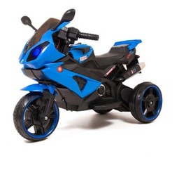 [35845012] MOTO BIPO 3 RUEDAS MUSICA LUCES 6V MT 300 AZUL