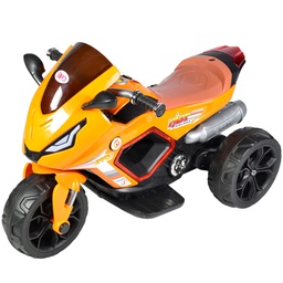 [35845041] MOTO BIPO MT350 3 RUEDAS ESCAPE CON HUMO Y LUCES 2 MOTORES USB 6V