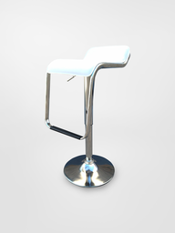 [14079002] BANQUETA ROSARIO IMPORT BAJA CON APOYA PIES BLANCA 437