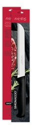 [11153208] CUCHILLA PARA PAN SIMONAGGIO 0021010317002 MANGO NEGRO 7&quot;
