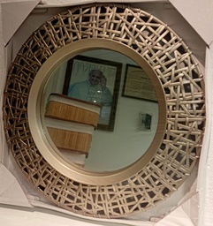 [33663066] ESPEJO REDONDO MARCO TRABAJADO 50 CM