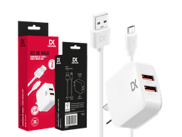 [04827003] CARGADOR + CABLE MICRO USB DEKKIN ACC-KI-041