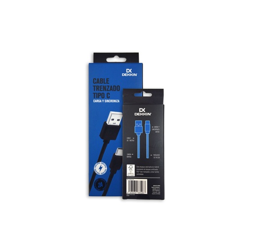[04827008] CABLE TRENZADO TIPO C DEKKIN CA-305 N