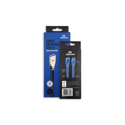 [04827011] CABLE METALICO TIPO C DEKKIN CA-308 N