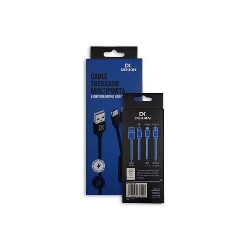 [04827014] CABLE 3 EN 1 DEKKIN CA-312 N