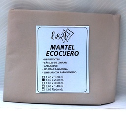 [12512002] MANTEL  ECOCUERO 220 X 140 MT
