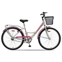 [23076003] BICICLETA TOMASELLI LADY26 BLANCO ROSA