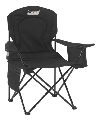 [21325002] SILLON DIRECTOR COLEMAN 148KG C/ENFRIADORA 20161027 NEGRO