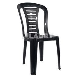 [14797045] SILLA PLASTICA LAURY ART.12716 REINA PRAGA NEGRA