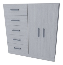 [14123009] CHIFONIER ORLANDI 1,20 C/MET 5CAJ/2PTAS. VENECIA COD 3404