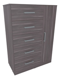 [14123010] CHIFONIER ORLANDI 0,90 C/MET 5CAJ/1PTAS. LINOSA COD 3410