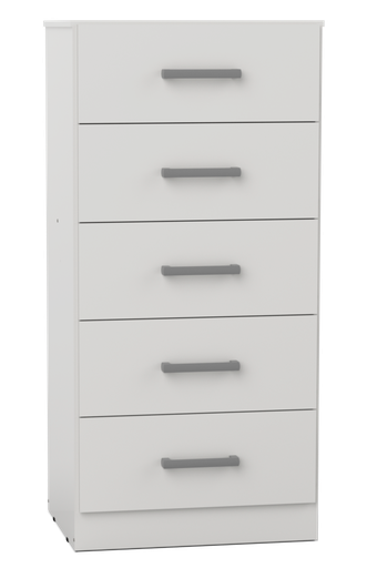 [14123015] CHIFONIER ORLANDI 0,60 C/MET 5CAJ BLANCO COD 3422