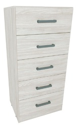 [14123022] CHIFONIER ORLANDI 0,60 C/MET 5CAJ VENECIA COD 3424