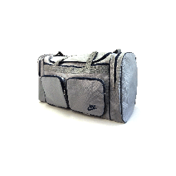 [33511096] BOLSO DE VIAJE DOS BOLSILLOS NIKE GRIS CON AZUL 21526