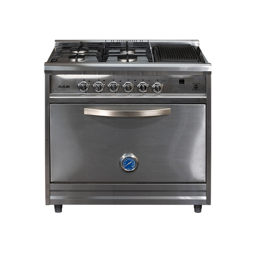 [52141013] COCINA INDUSTRIAL USMAN 994 4 HORNALLAS + CARLI/PLANCHA CIEGA