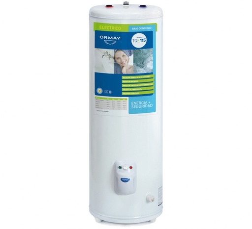 [58829004] TERMOTANQUE ELECTRICO ORMAY TQE-115 CONEX. SUP 115L