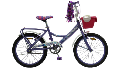 [23541057] BICICLETA TOMASELLI LADY LADY20 C/ACCESORIOS VIOLETA