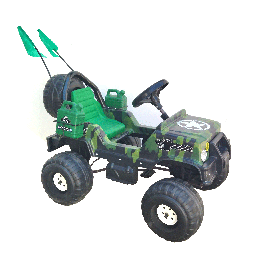 [35447012] CUATRICICLO A PEDAL FREELANDER JEEP 4X4 CARROZADO C/BUTACA 103 VERDE