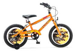 [23541077] BICICLETA FUTURA BMX 16&quot; TWIN NARANJA 4050