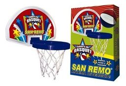 [34447172] TABLERO DE BASQUET PLASTICO CON ARO Y RED 132634