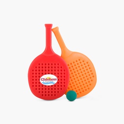 [34447257] PALETAS PADDLE CHICHESS X2 CON PELOTA GOMA 610