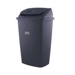[11076128] RECIPIENTE RESIDUOS NEGRO 25 LTS T/VAIVEN 18746