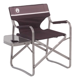 [21325007] SILLON DIRECTOR COLEMAN ALUMINIO DECK 130KG GRIS