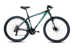 [23541088] BICICLETA TOPMEGA SUNSHINE R29 21V NEGRO/CELESTE &quot;M&quot;