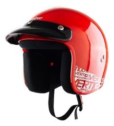 [04542083] CASCO VERTIGO V10 BASIC ROJO METALIZADO &quot;L&quot; 5653