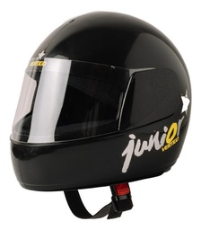 [04542107] CASCO VERTIGO JUNIOR NEGRO BRILLANTE &quot;M&quot; 5222