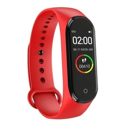 [61745528] SMARTWATCH SMARTBAND M4 ROJO 9184