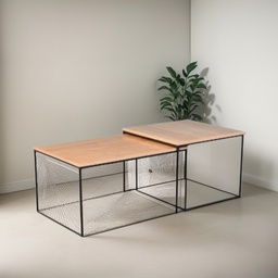 [14527005] MESA LIVING CAON EMMA CUADRADA W/M 1323