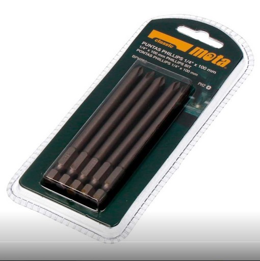 [04821013] PUNTAS ATORN. PHILLIPS ENC 1/4" MOTA BPH290