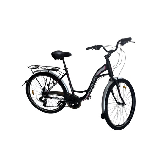 [23541119] BICICLETA OXEA CAMPUS  R26 OCAM262NE NEGRA FUCCIA